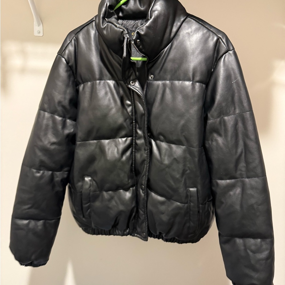 Black Puffer Jacket - Picture 2 of 5